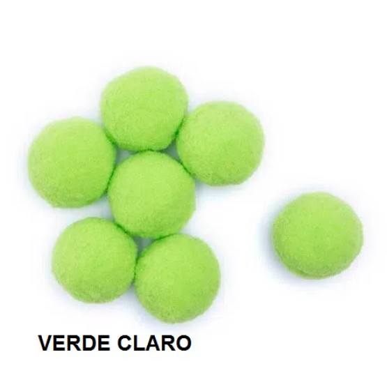 POMPOM SOLTO 10MM VERDE CLARO