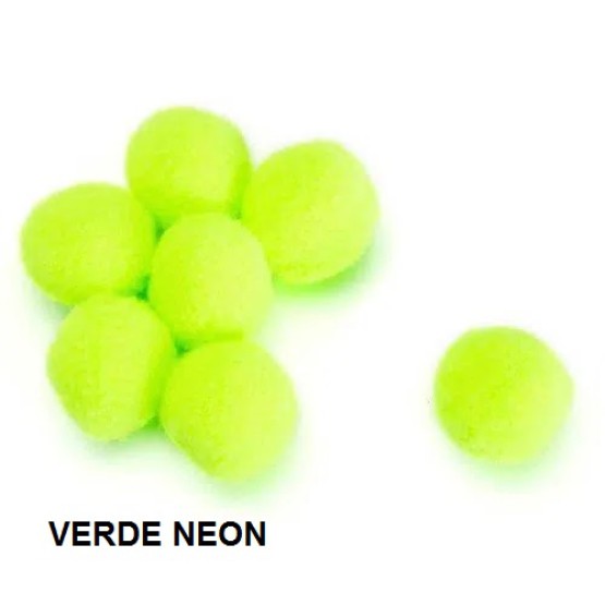 POMPOM SOLTO 10MM VERDE NEON