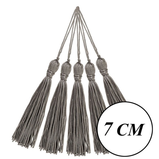 TASSEL PEQUENO 10 UND CINZA