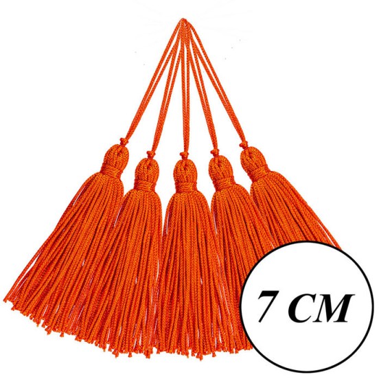 TASSEL PEQUENO 10 UND LARANJA