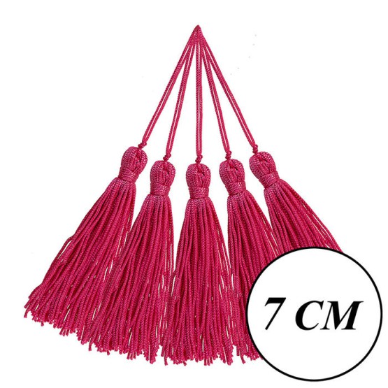 TASSEL PEQUENO 10 UND ROSA ESCURO