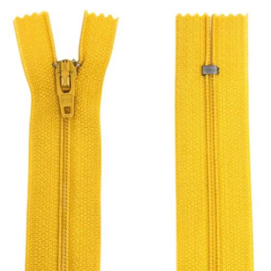 ZÍPER COMUM 12CM AMARELO