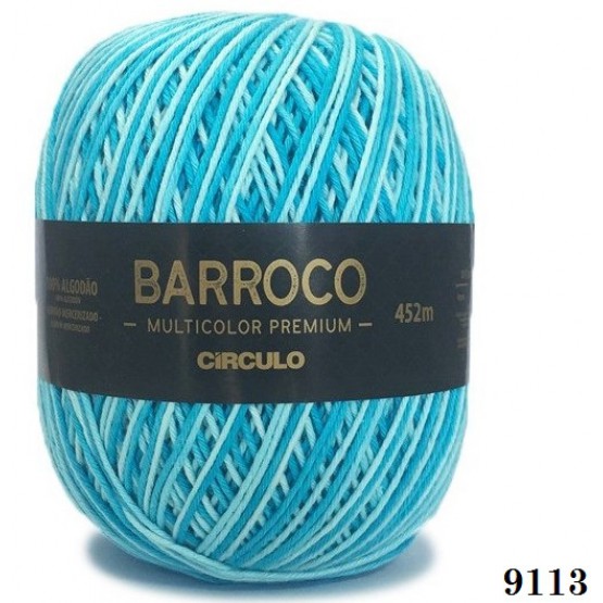 BARBANTE BARROCO MULTICOLOR PREMIUM Nº06 9113