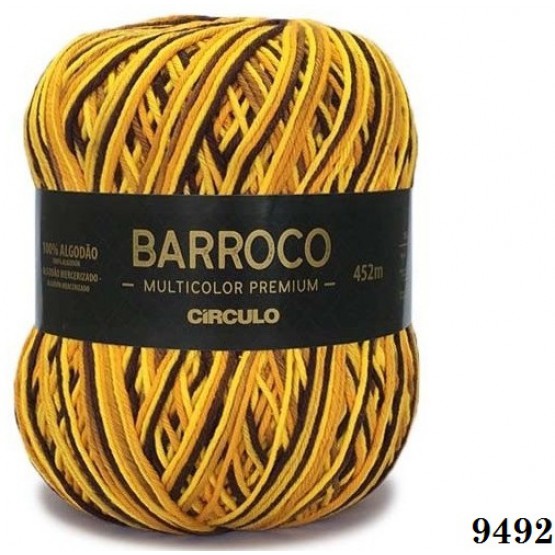 BARBANTE BARROCO MULTICOLOR PREMIUM Nº06 9492