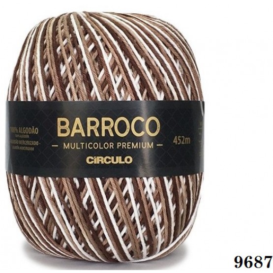 BARBANTE BARROCO MULTICOLOR PREMIUM Nº06 9687