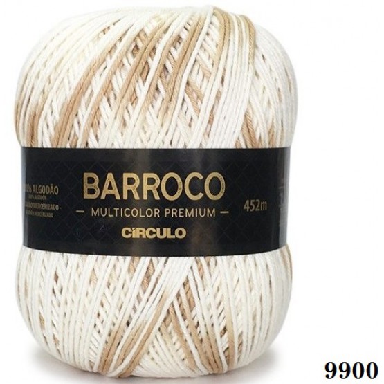 BARBANTE BARROCO MULTICOLOR PREMIUM Nº06 9900