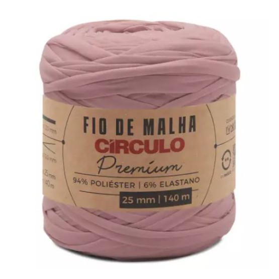 FIO DE MALHA PREMIUM CIRCULO 3753 ROSA POEMA