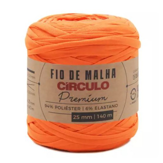 FIO DE MALHA PREMIUM CIRCULO 4222 CASCA DE LARANJA