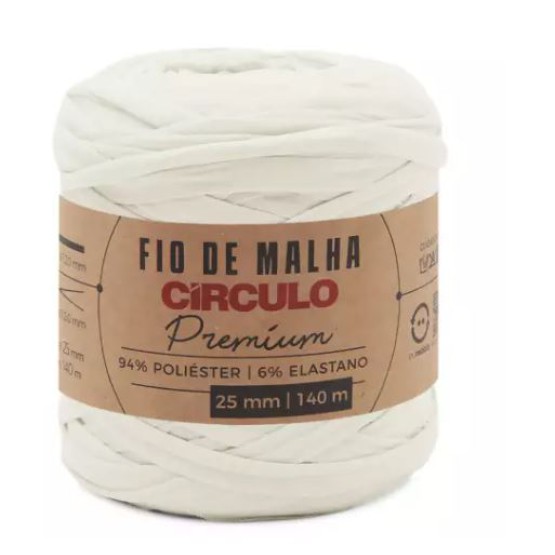 FIO DE MALHA PREMIUM CIRCULO 7684 PORCELANA