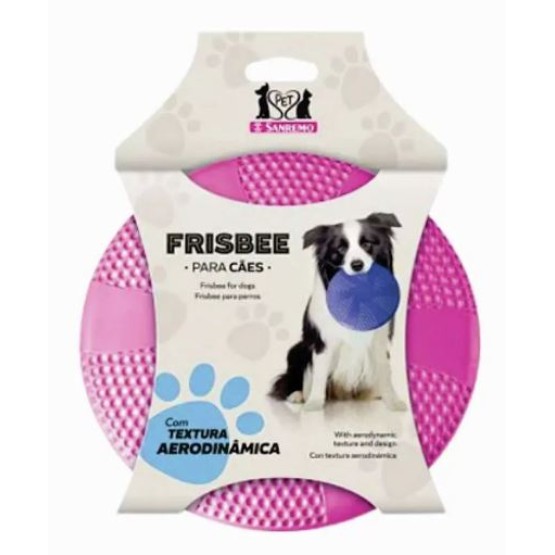 FRISBEE PET PLASTICO SANREMO UND ROSA