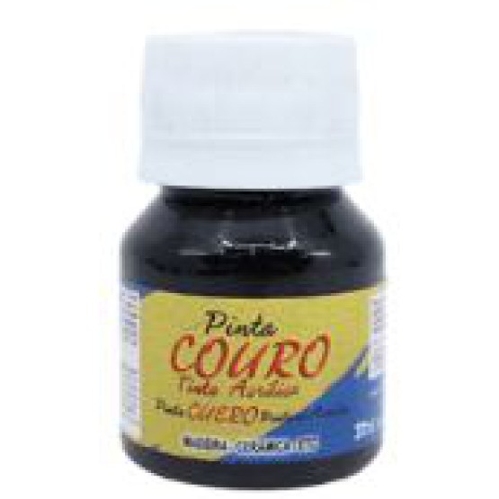 PINTA COURO GLITTER 37 ML PRETO